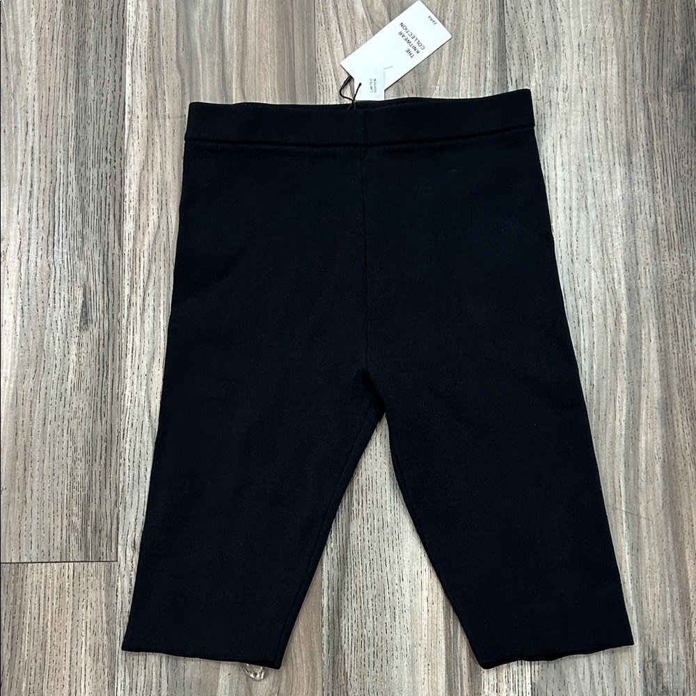 Zara Classic Black Knit Shorts LIMITED EDITION.